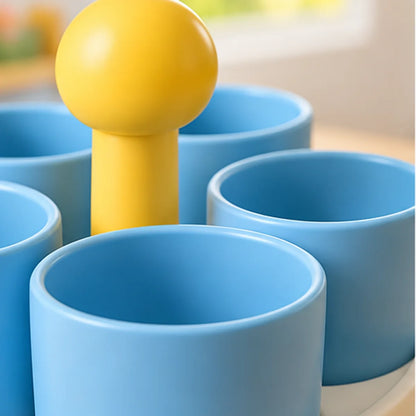 Art Supply Tabletop Carousel — detail