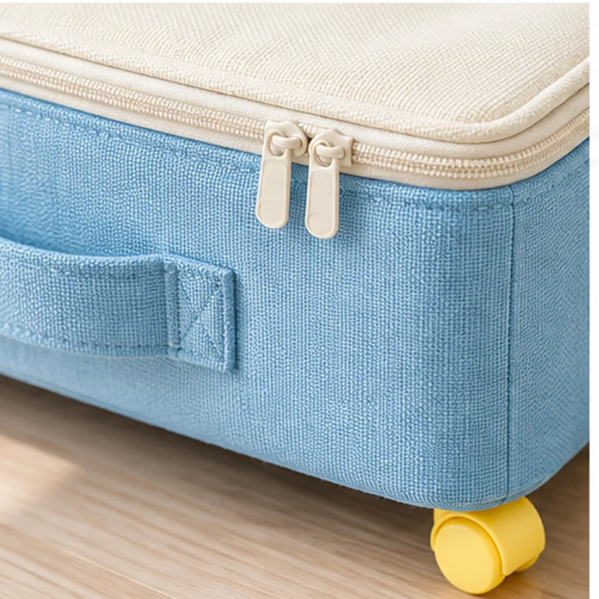 Rolling Under-Bed Toy Bin — detail